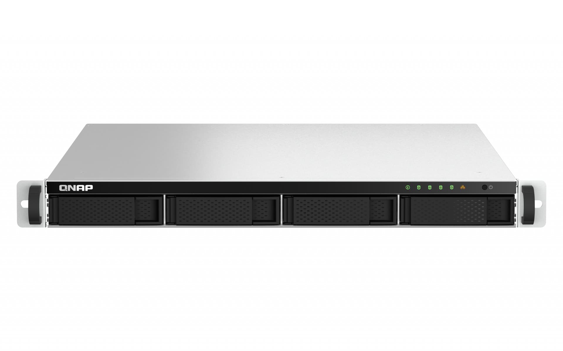QNAP TS-464U-RP-8G 1U 4-Bay rackmount NAS Intel Celeron N5105/N5095 quad-core 8GB RAM onboard