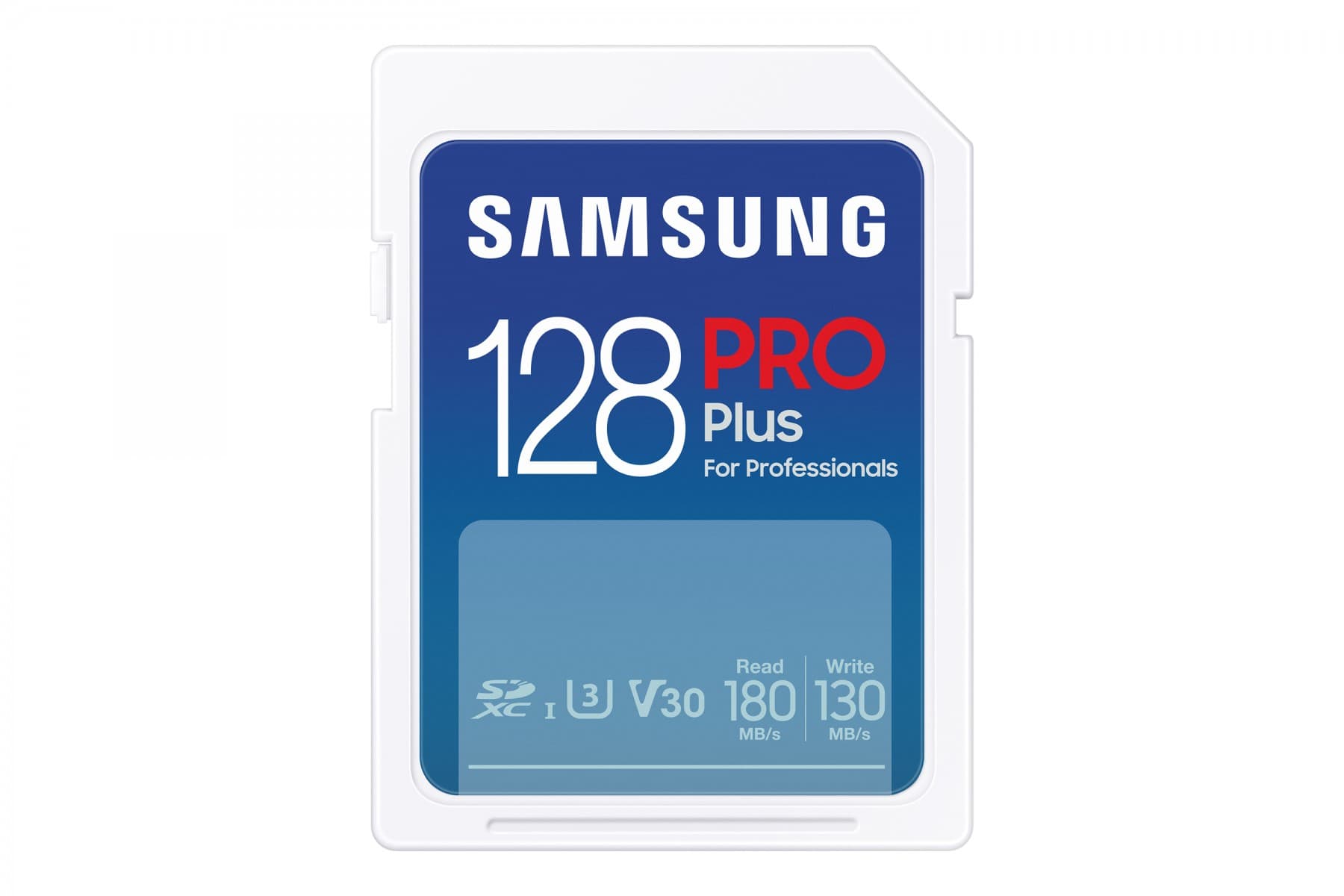 SAMSUNG PRO Plus 2023 SD Memory Card 128GB UHS-I U3 Full HD & 4K UHD 180 MB/s Read 130 MB/s Write