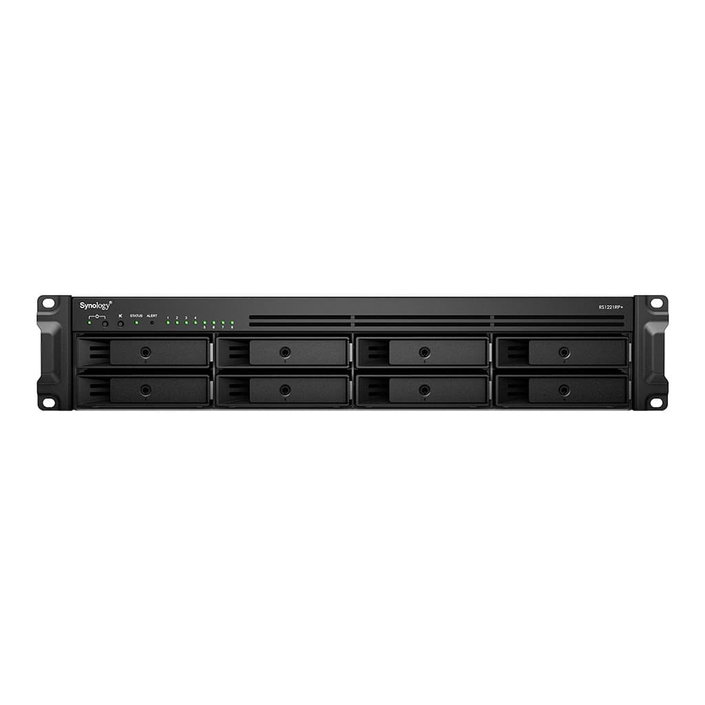 Synology RackStation RS1221RP+ NAS/Storage Server Rack (2U) Ethernet LAN Black V1500B (RS1221RP+)